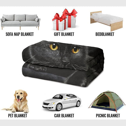 Nerivelle™ Coperta Decorativa Gato Negro