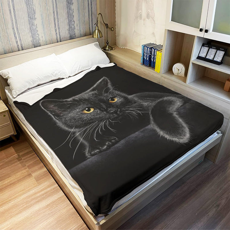 Nerivelle™ Coperta Decorativa Gato Negro