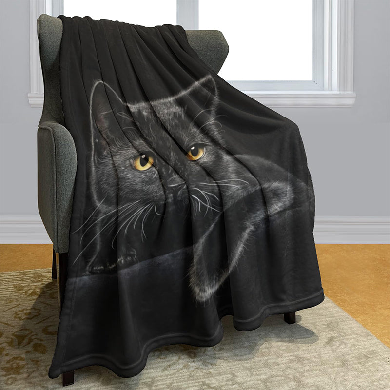 Nerivelle™ Coperta Decorativa Gato Negro